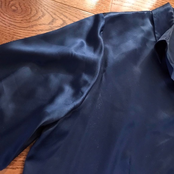 Vintage Talbots Petite Silk Button Down - Picture 3 of 4